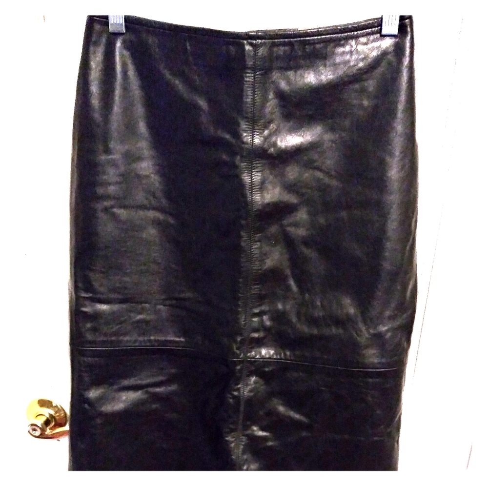 Old Navy Leather Skirt